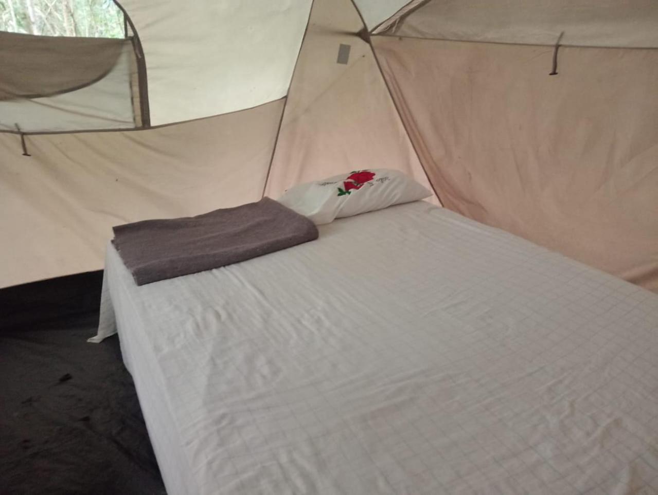 Campamento Yaax Che en Calakmul Conhuas Kamer foto