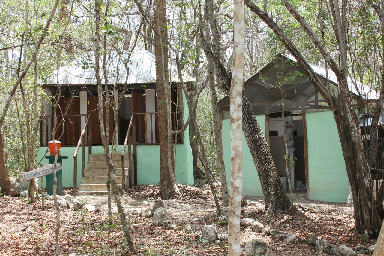 Campamento Yaax Che en Calakmul Conhuas Buitenkant foto